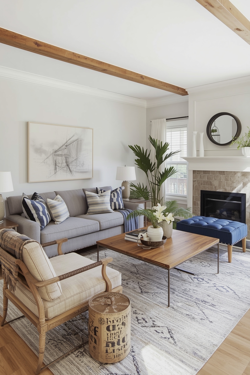 Key ways the 2/3 rule is applied in living rooms